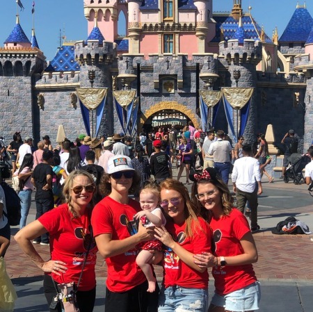 Montana Jordan with his family members enjoying time at Disneyland. 